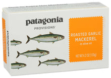 Load image into Gallery viewer, Mackerel, Roasted Garlic, Extra Virgin Olive Oil, Patagonia