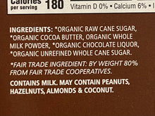 Load image into Gallery viewer, Chocolate Bar, Milk Chocolate, Organic 43% Cacao, Equal Exchange