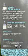 Load image into Gallery viewer, Tea Bags, Organic Earl Gray, Equal Exchange