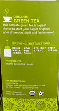 Load image into Gallery viewer, Tea Bags, Organic Green Tea, Equal Exchange