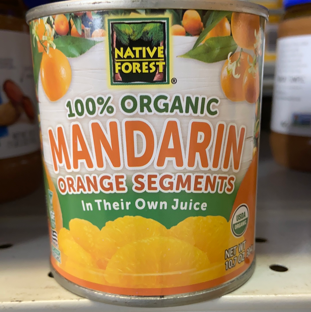Native Forest Organic Mandarin Oranges, 10.7 Ounce Cans (Pack of 6)