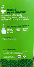 Load image into Gallery viewer, Tea Bags, Organic Peppermint, Equal Exchange