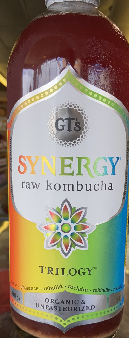 GT's SYNERGY Raw Kombucha Trilogy Bottle