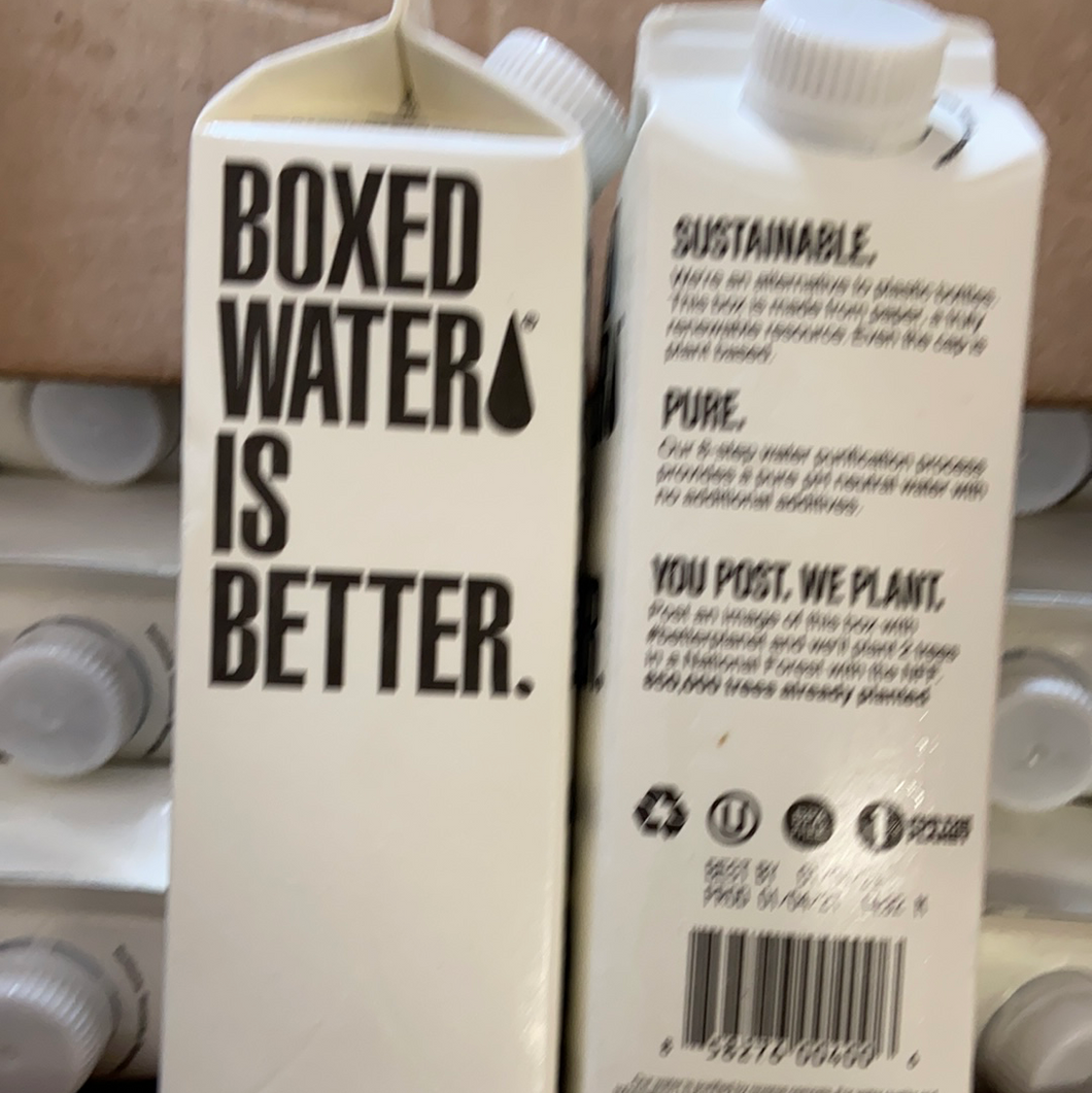 Boxed Water is Better  - Boxed water>Bottled Water