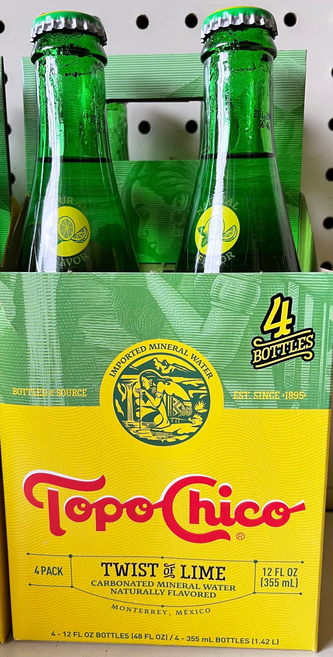 Mineral Water, Topo Chico Twist of Lime, 1 bottle