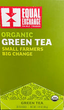 Load image into Gallery viewer, Tea Bags, Organic Green Tea, Equal Exchange