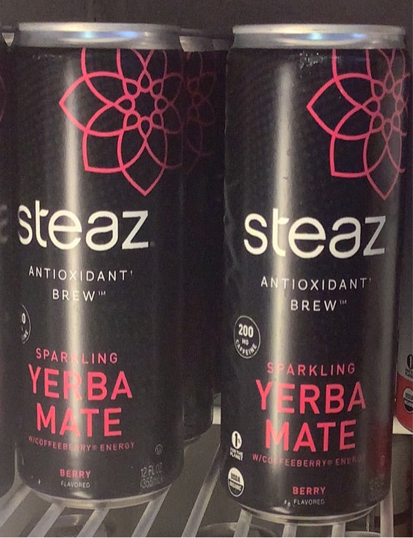 Sparkling Yerba Mate Antioxidant Brew - Steaz