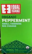 Load image into Gallery viewer, Tea Bags, Organic Peppermint, Equal Exchange