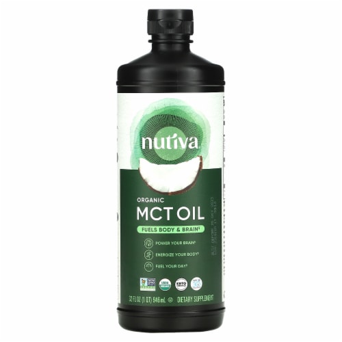 MCT Oil, Nutiva, 16 oz, Organic