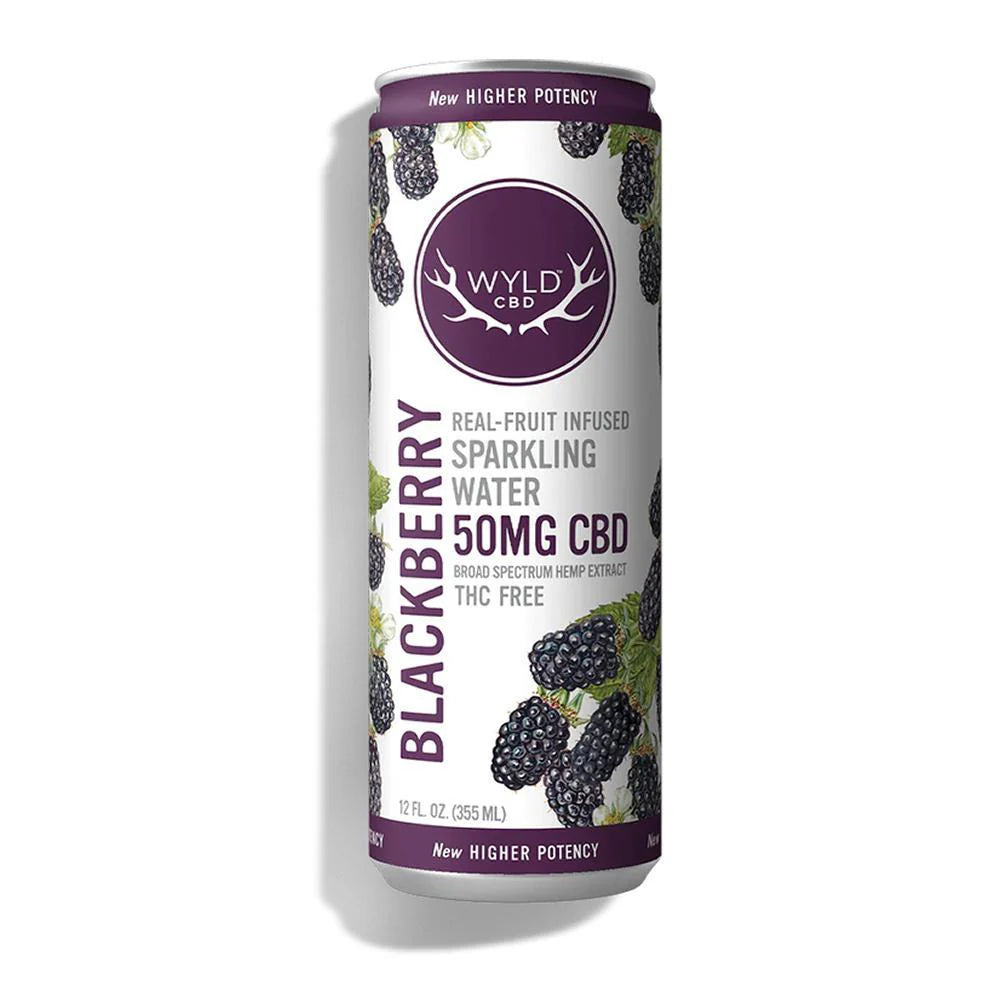 CBD, Sparkling Water, Blackberry, 12 fl oz