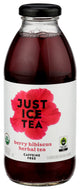 Cold Tea, Berry Hibiscus, Just Ice Tea, Org, 16 oz
