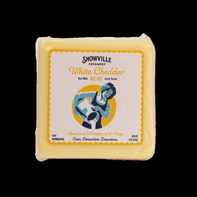 Cheddar Cheese,Snowville Grassfed Farm, Grass Fed, by each