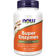 Super Enzymes Capsules, NOW, 180 Capsules