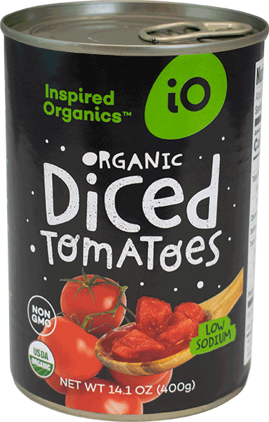 Crushed Tomatoes, Italian, Inspired Organics, Organic 14.1 oz, NS