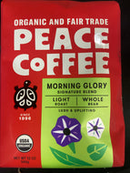 Coffee, Peace, Morning Glory, Light Roast, Medium Roast, Organic