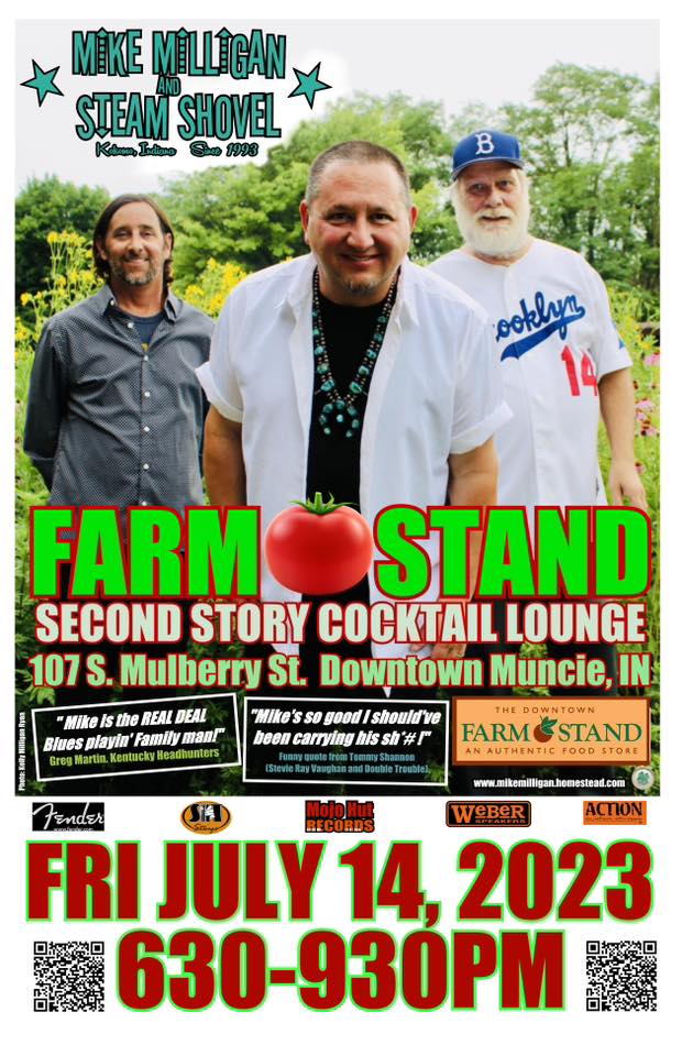 Mike Milligan & Steam Shovel Play the Second Story Lounge in Muncie!!!  Friday July 14th