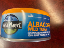 Load image into Gallery viewer, Tuna, Canned, Wild Albacore, Wild Planet
