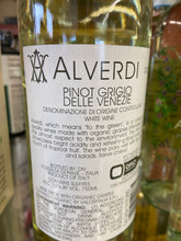 Load image into Gallery viewer, Wine, Pinot Grigio, Alverdi, Organic
