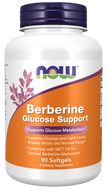 Berberine Glucose Support, NOW, Veg Capsules, 90 Softgels, Supplement