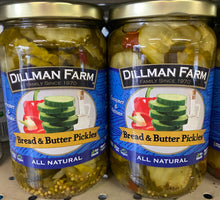 Load image into Gallery viewer, Pickles, Bread and Butter, Local, Dillman Farm
