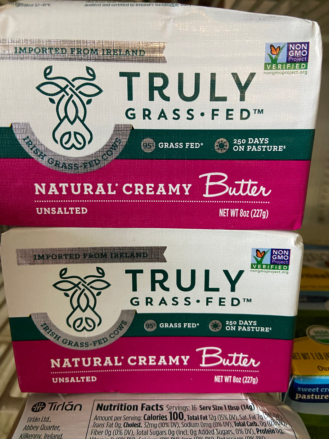 Butter, Grass Fed, Unsalted, Truly