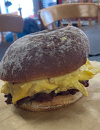 Sausage, Egg, & Cheese sandwich with or without Fries