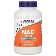 NAC - Acetyl Cysyeine, NOW, 600mg, 250 tabs, Supplement