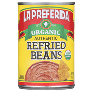 Beans Canned, Refried Pinto, La Preferida Organic