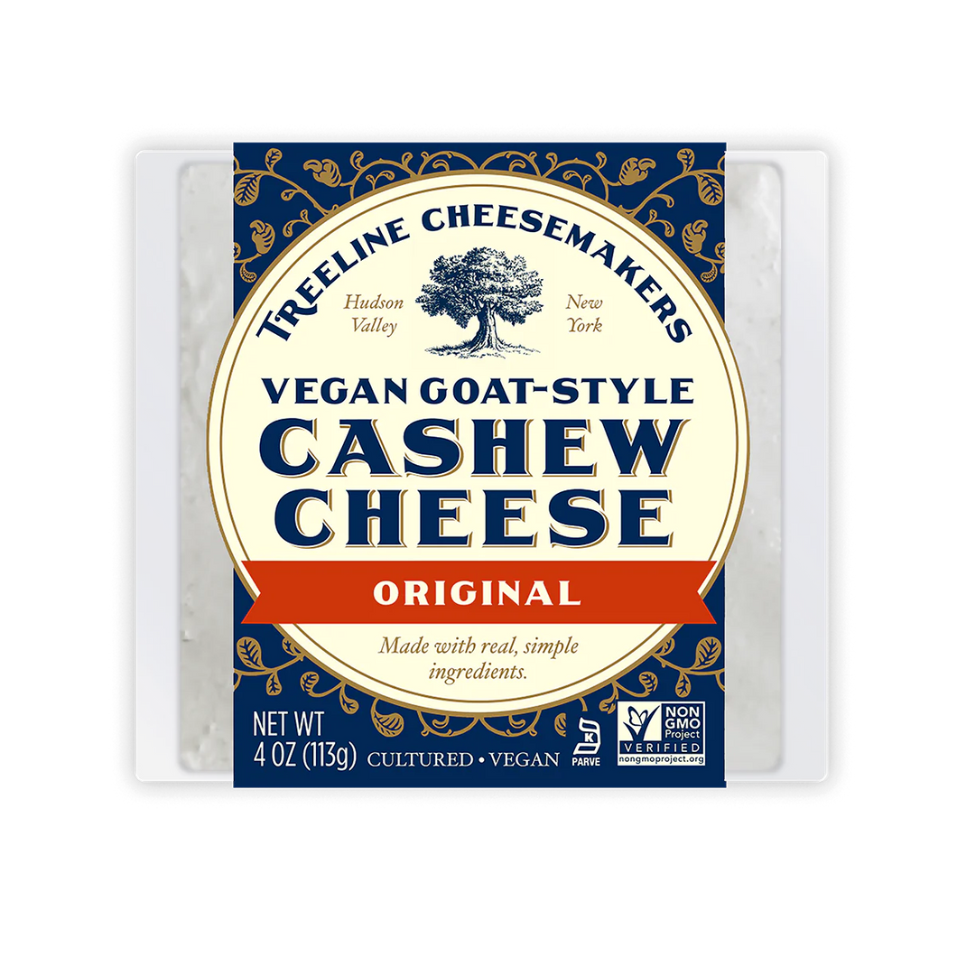 Cheese, Vegan Cashew Cheese, Original, Goat style, treeline