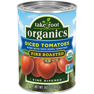 Tomatoes, Diced, Fire Roasted, Take Root, Organic, 28 oz