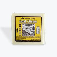 Cheese, Goat, White Cheddar, Natural Valley, 8 oz