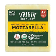 Cheese, Mozzarella, Organic, A2, Origin, 8 oz