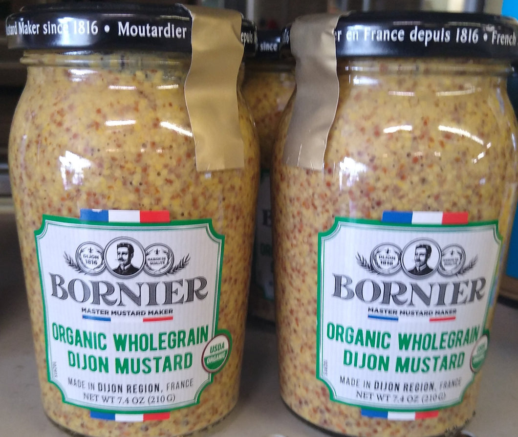 Mustard, Whole Grain, Bornier, Organic