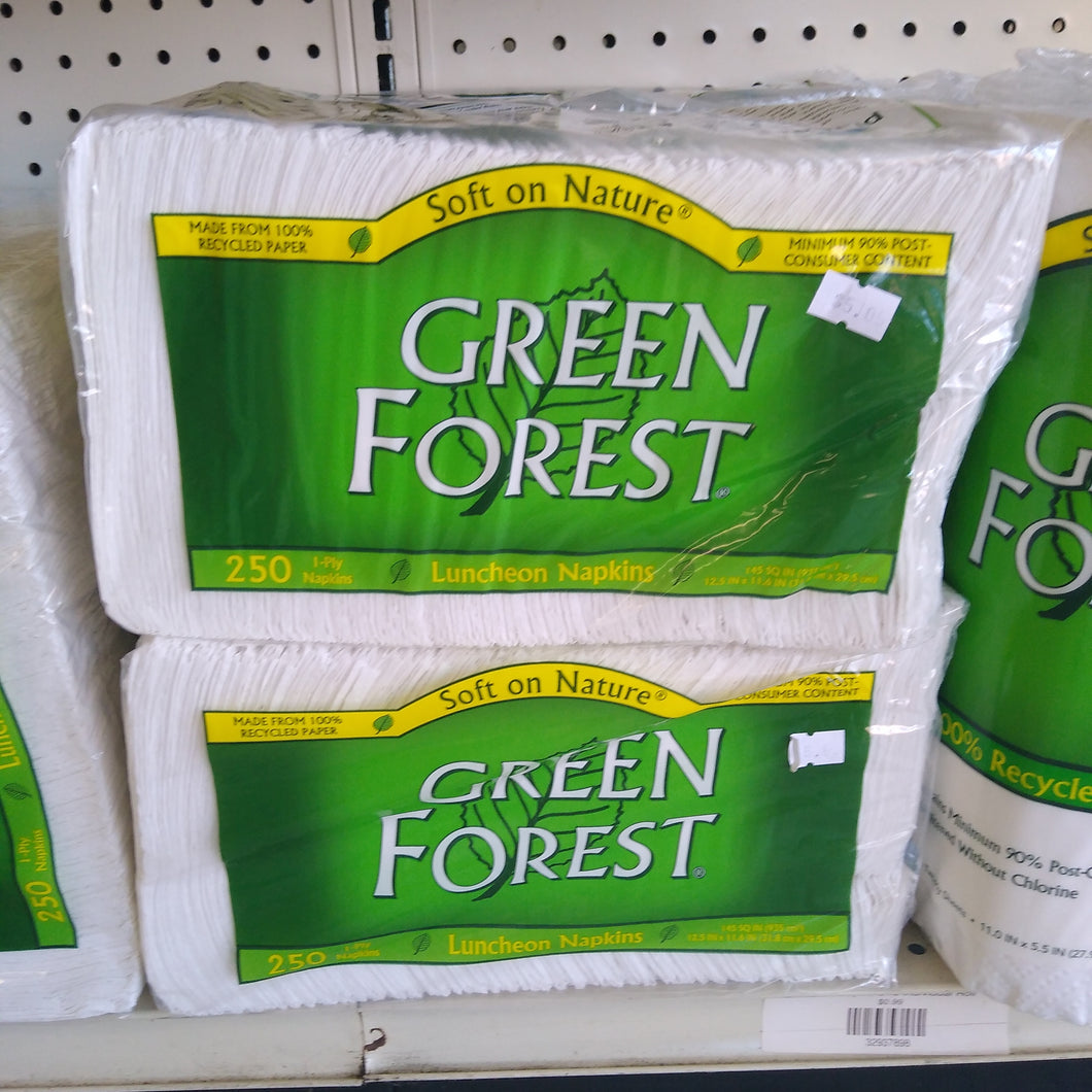 Luncheon Napkins Green Forest