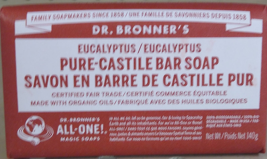 Bar Soap, Organic Eucalyptus Castile, Dr. Bronner's