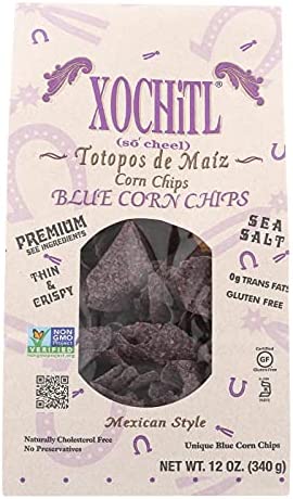 Tortilla Chips, Blue Corn, Xochitl, Organic, 16 oz