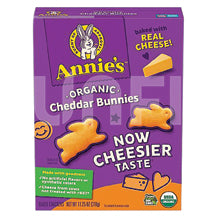 Case of Organic Bunnies Crackers; Cheddar, Annies