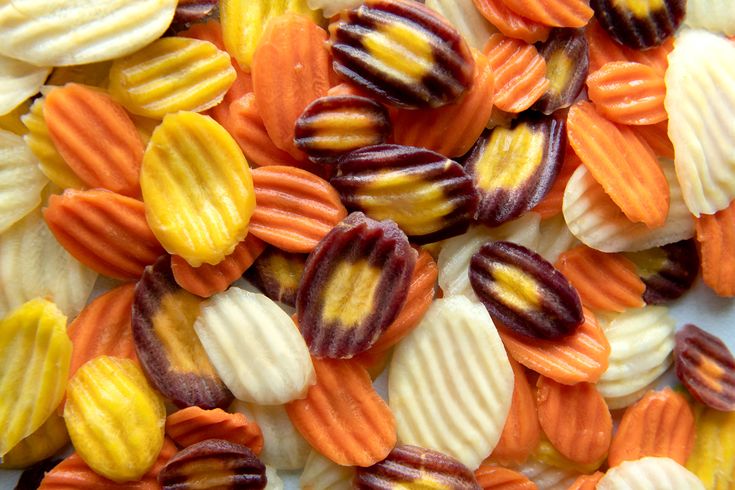 Carrot Chips, rainbow, Org, 12 oz