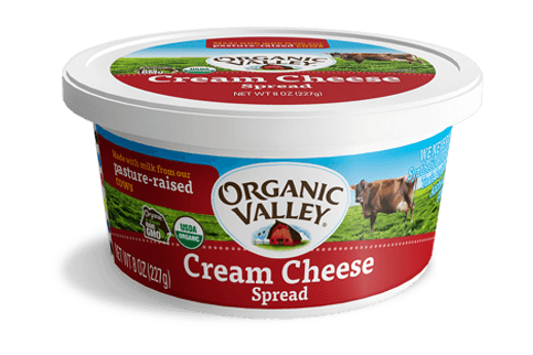 Cream Cheese, Tubs, Organic Valley, 8oz