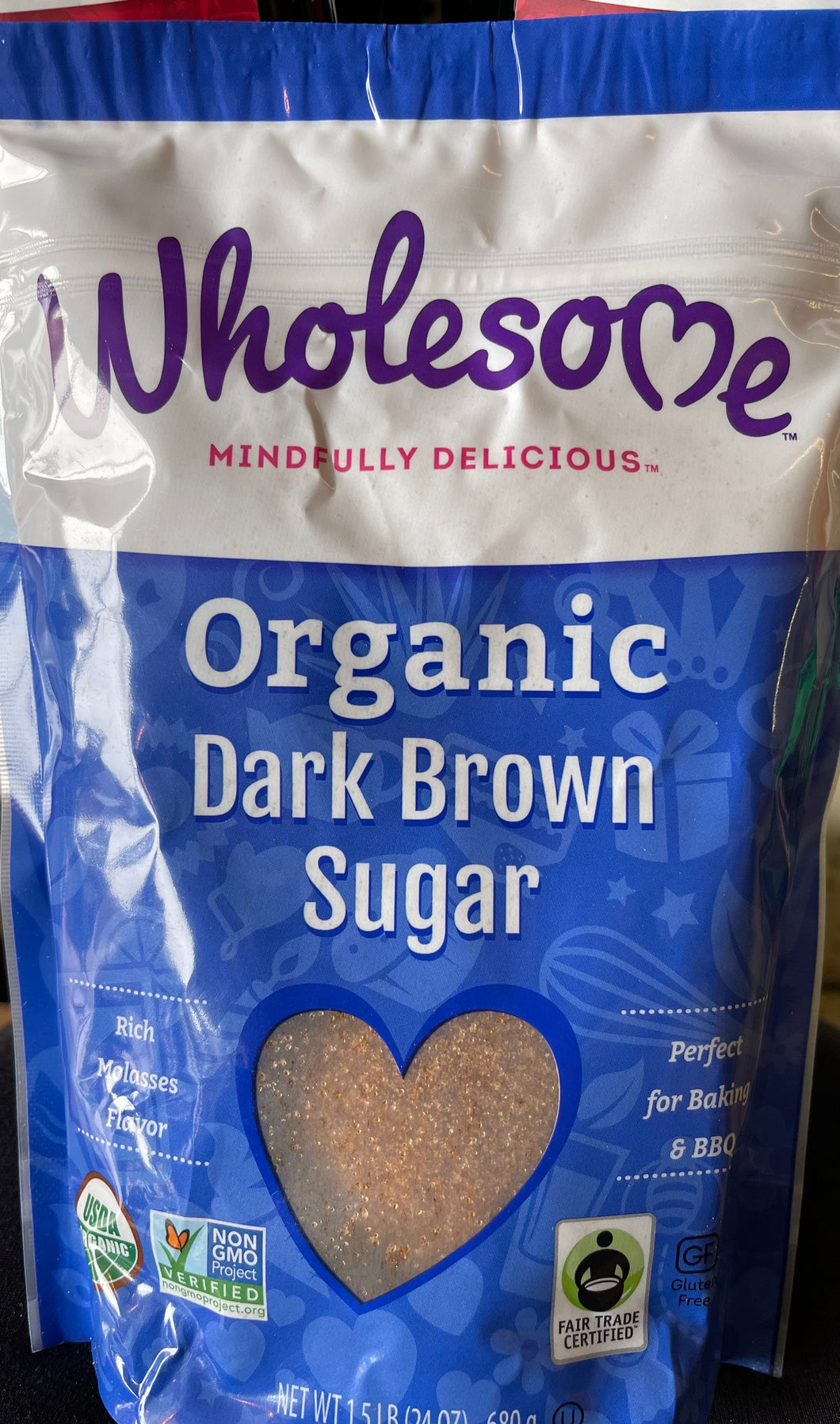 Brown Sugar, Dark, Wholesome, Organic