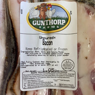 Bacon, Ends & Pieces, Hickory Smoked, Uncured, Gunthorp Farm