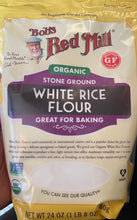 Load image into Gallery viewer, Flour, White Rice, Organic, Bob&#39;s Red Mill
