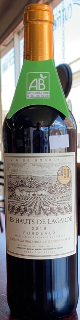 Wine, Red Bordeaux, Les Hauts De Lagarde, Organic