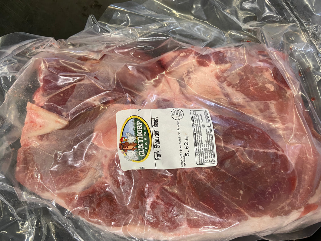 Pork, Shoulder Butt Roast, Gunthorp Farm, price per lb