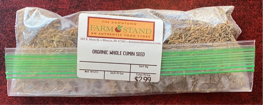 Organic Whole Cumin Seed, Bulk