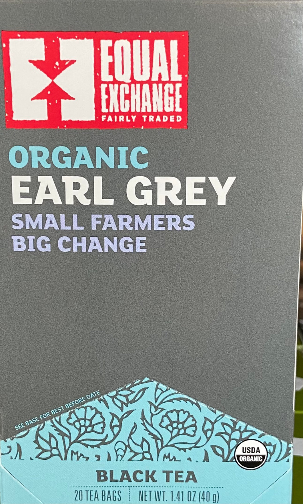 Tea Bags, Organic Earl Gray, Equal Exchange