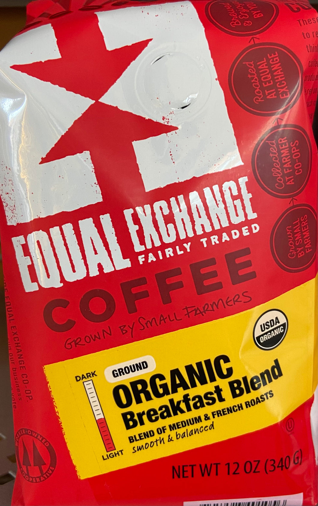 Coffee, Organic Breakfast Blend, Ground, Equal Exchange