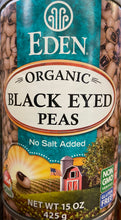 Load image into Gallery viewer, Beans Canned, Black-Eyed Peas, Eden Organic
