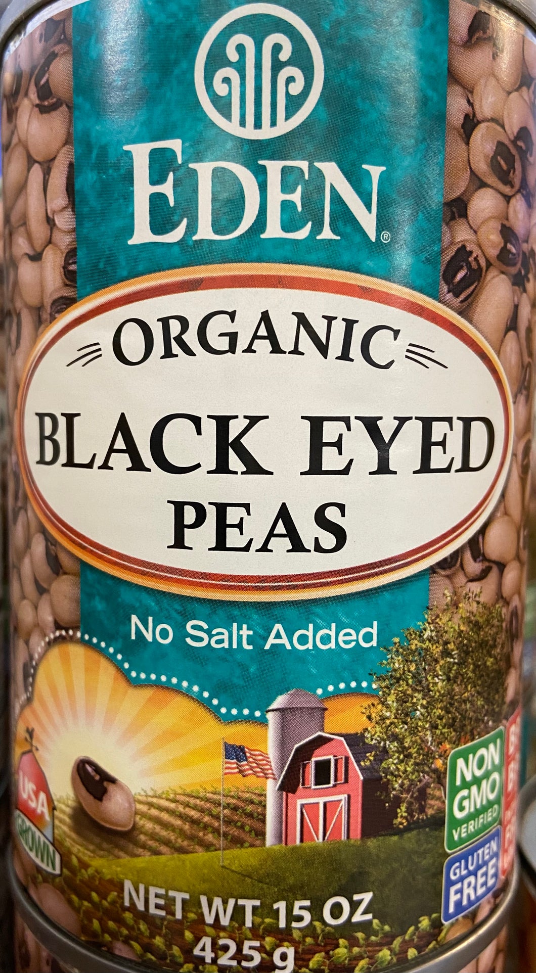 Beans Canned, Black-Eyed Peas, Eden Organic