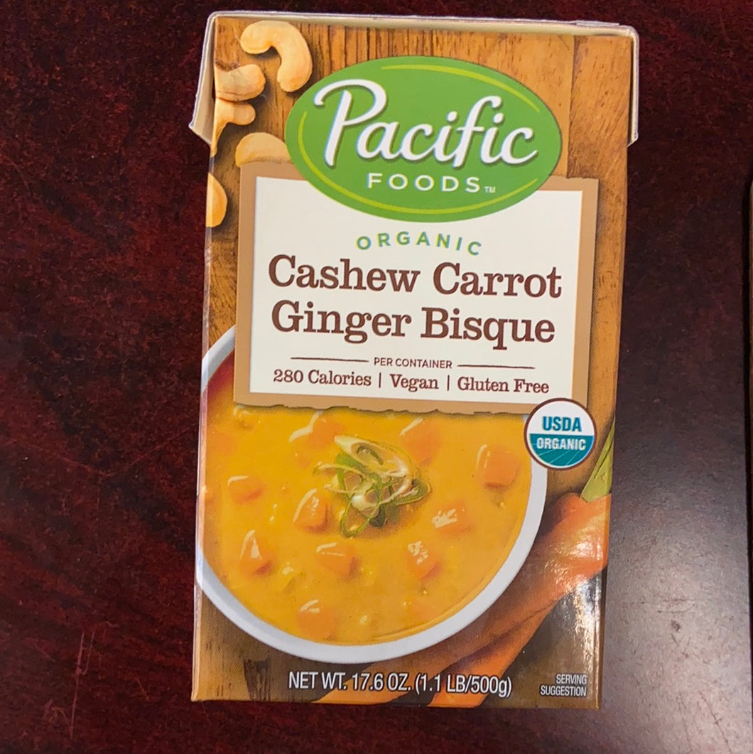 Cashew Carrot Ginger Bisque